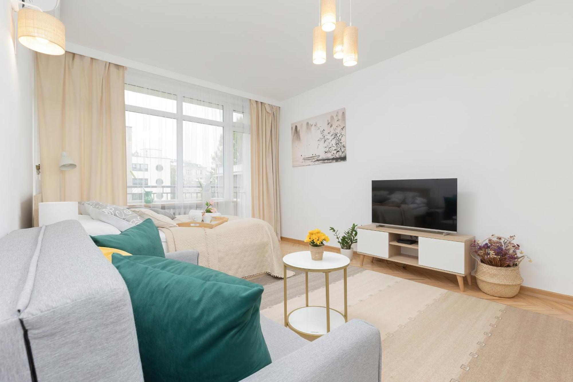 Bright Apartment Warsaw Srodmiescie By Noclegi Renters Luaran gambar
