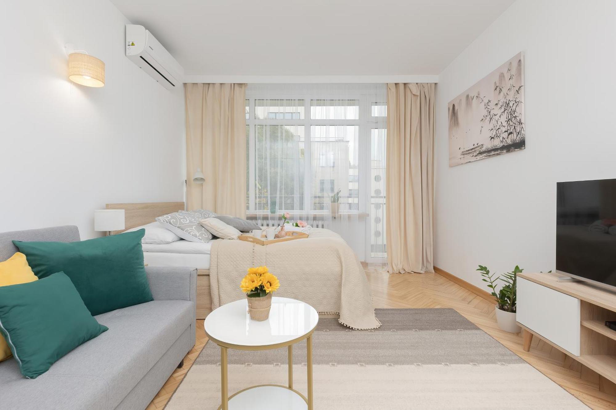 Bright Apartment Warsaw Srodmiescie By Noclegi Renters Luaran gambar